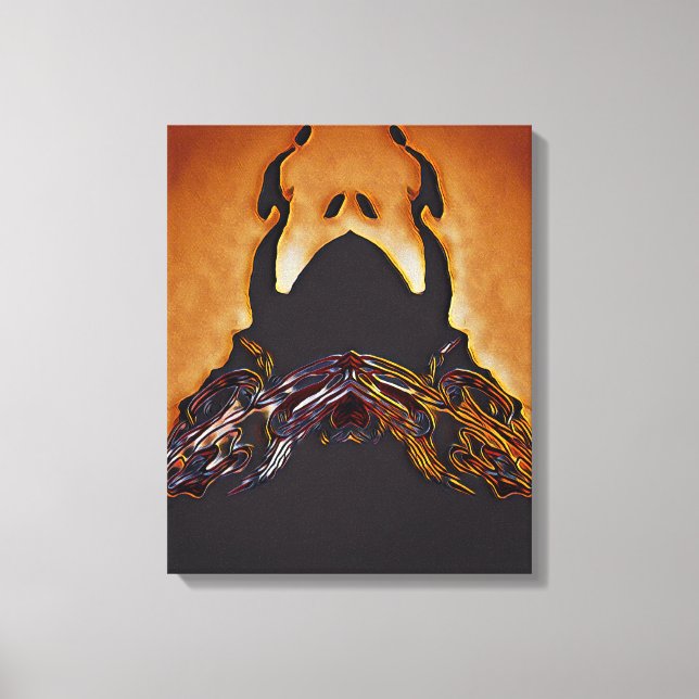 Vävnad Canvastryck (Framsida)