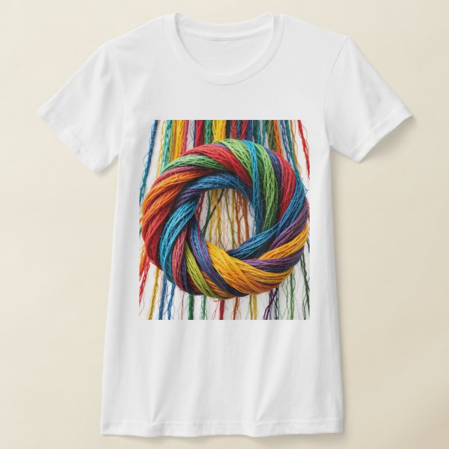 Vävnad i enhet t shirt (Laydown)