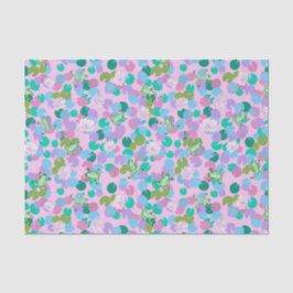 Vävnadspapper av groda med rosa bakgrund