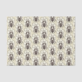 Vävnadspapper - Bin på Gulten Blek