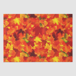 Vävnadspapper från Fall löv mönster