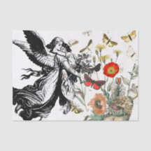 Vävnadspapper med blommor