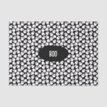 Vävnadspapper med söt kawaii spöken.