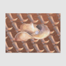 Vävnadspappersset (2) Cowboy Hat och Boots