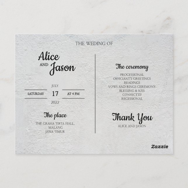 Vävning av vykort (Baksida)