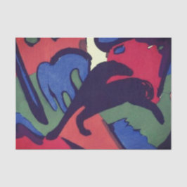 VÄVPAPPER FRANZ MARC HORSES