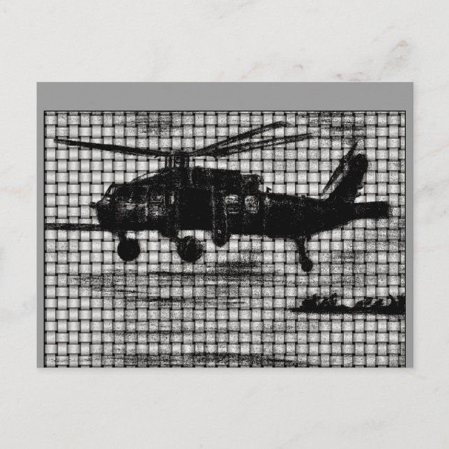 Vävt kassakort vykort (Framsida)