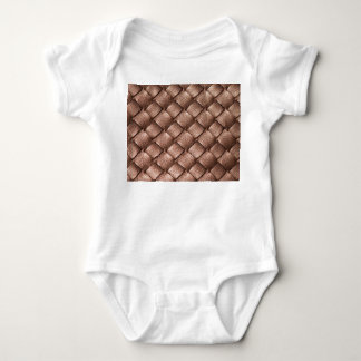 Vävt läder, brons färg bakgrund. t shirt