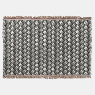Vävt metallmönster filt