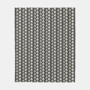 Vävt metallmönster fleecefilt
