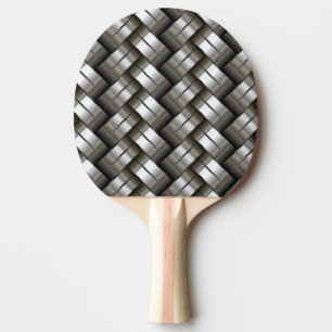 Vävt metallmönster pingisracket