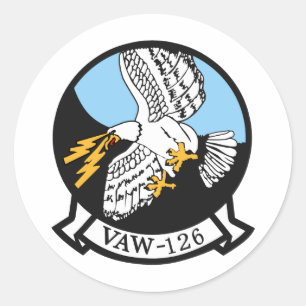 VAW-126 Seahawks Runt Klistermärke