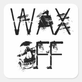 Vax bort!! Håll upp dem! Fyrkantigt Klistermärke