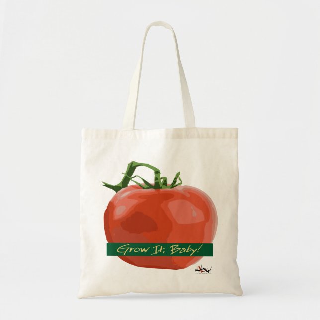 Väx det babyen! - Tomattoto Tygkasse (Framsidan)