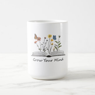 Väx din sinnes blomsterbok t-shirt kaffemugg