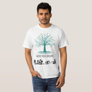 Väx dina drömmar Inspirerande Motiverande T-Shirt