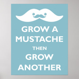 Väx en mustasch! poster