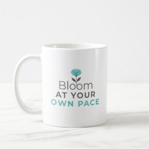 Väx i din egen takt Minimal Motivationsmugg Kaffemugg