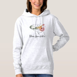Väx inifrån – estetisk hoodie för kvinnor t shirt