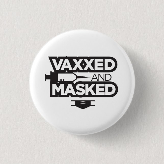 VAX & MASK MIG! KNAPP (Framsida)