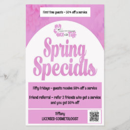 Vax med tiff-fritt fönster flygblad