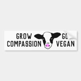 Väx medkänsla - går veganen - babykon bildekal