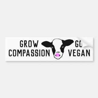 Väx medkänsla - går veganen - babykon bildekal