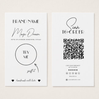 Vax Melts, ljussken, ljussken, ljus, sätt i ljuspr Visitkort