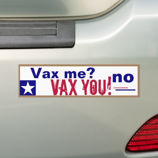 Vax mig ingen VAX DIG Bildekal (På Bil)