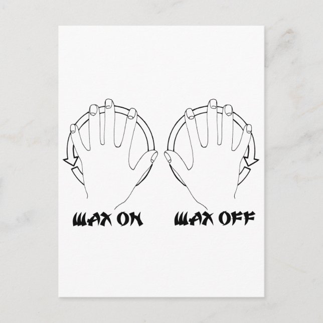 vax på karat vykort (Framsida)