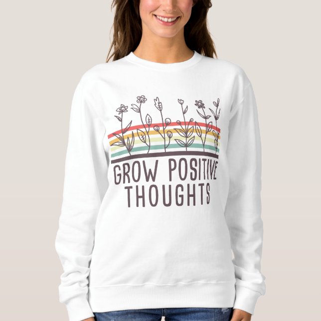 Väx positiva tankar T-Shirt (Framsida)
