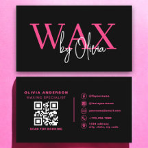 Vax Specialist Esthetician QR Code Shock rosa