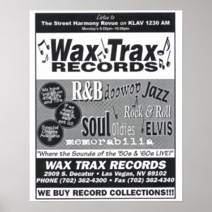 Vax trax-poster Poster