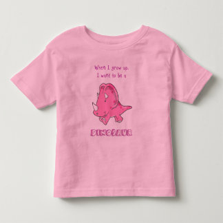 väx upp dinosaurrosor tee shirt