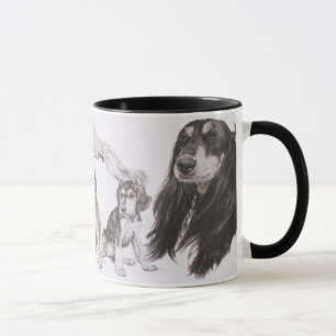 Växa upp Saluki Mugg