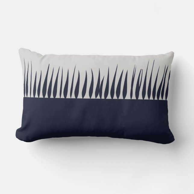 Växande blått lumbarkudde (Framsida)