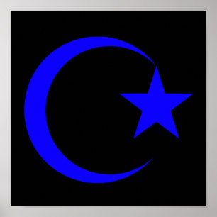 Växande blått & Star.png Poster