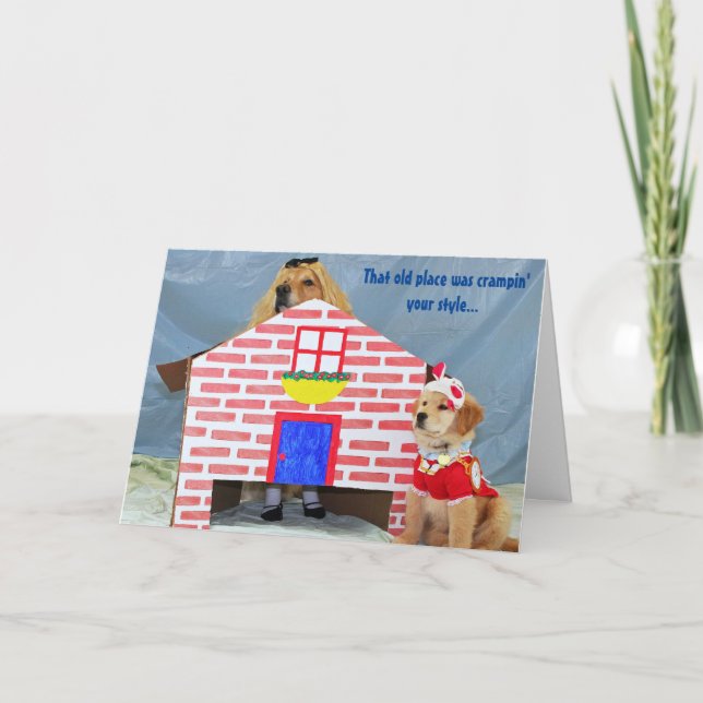 Växande från hus till nytt hem kort (Framsida)