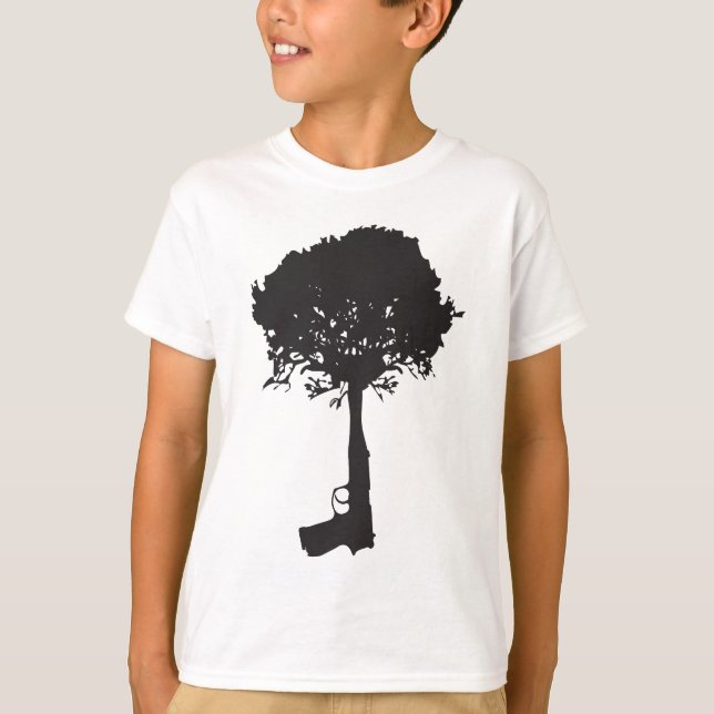 växande fred tee shirt (Framsida)