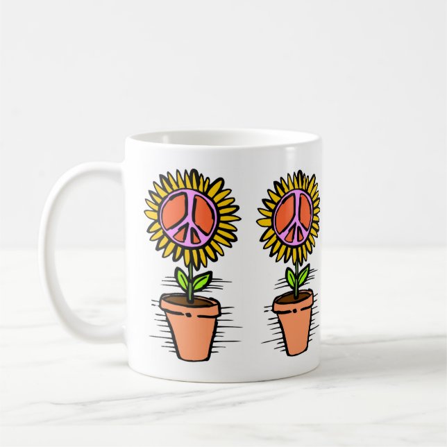 VÄXANDE FREDMUGG KAFFEMUGG (Vänster)