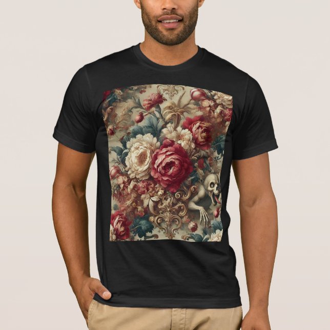 Växande Grotesk – Gotisk Bärbar Konst T Shirt (Framsida)