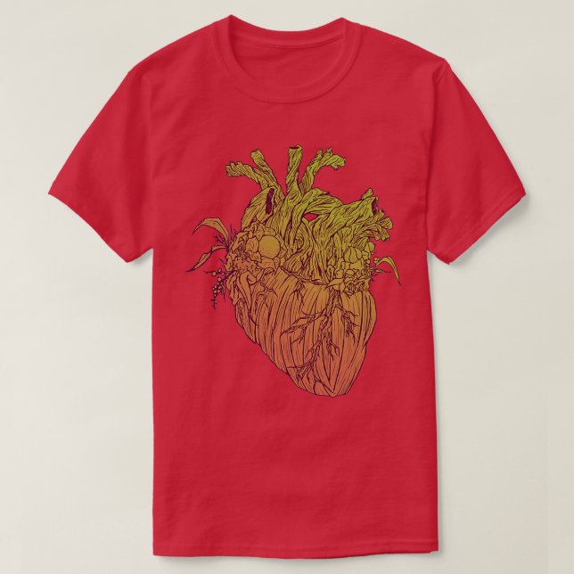 Växande hjärta 2 t shirt (Design framsida)