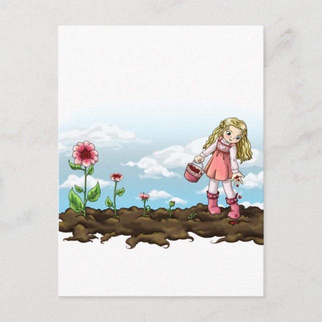 Växande hörn vykort (Framsida)