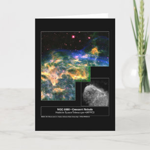 Växande Hubble för Nebula 6888 teleskop Kort