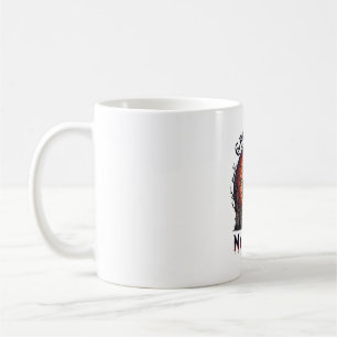 Växande huggtänder Halloween Spök slott Svart katt Kaffemugg
