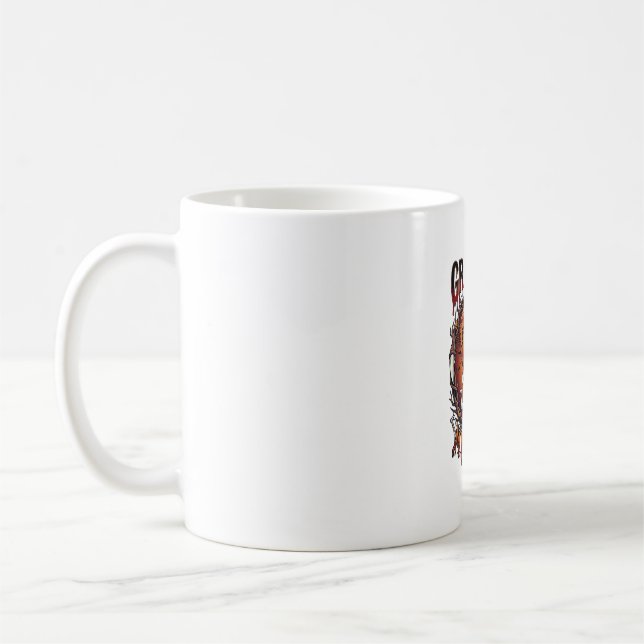 Växande huggtänder Vampyr Pumpa Spökfladdermöss Dö Kaffemugg (Vänster)