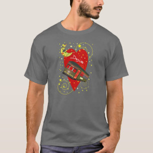 Växande måne för New Orleans Streetcarlust T-shirt