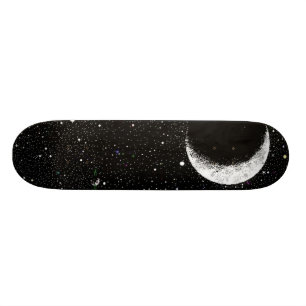 Växande måne mini skateboard bräda 18,7 cm