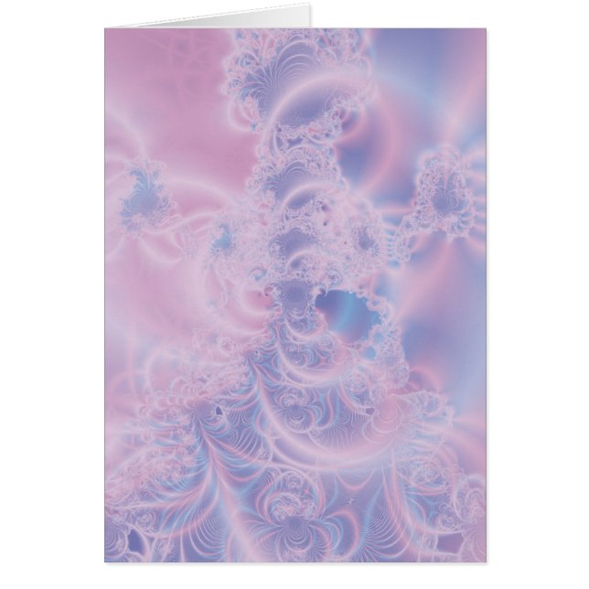 Växande Rosa Hälsningskort (Framsidan)