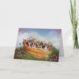 Växande valpar ArtCard Kort